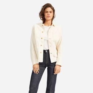 Everlane Denim Chore Jacket in Bone